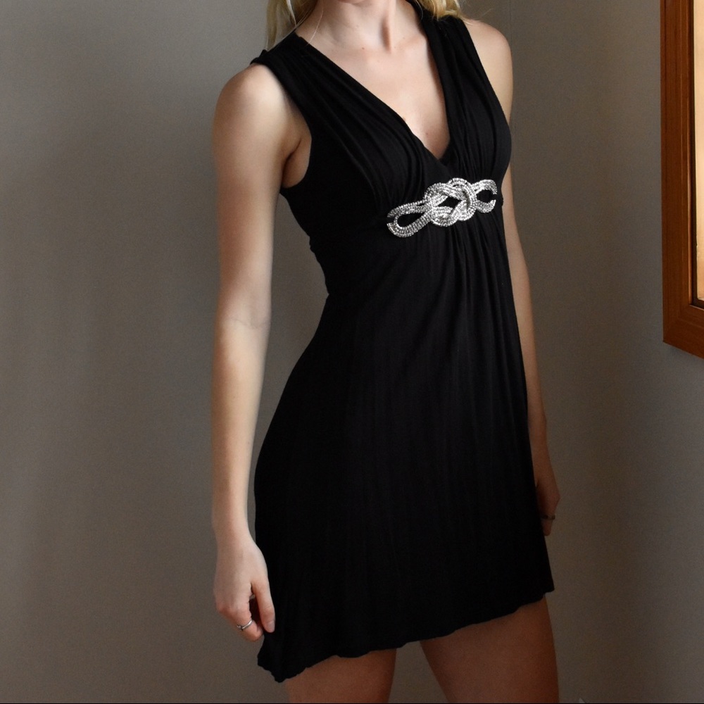Black PAPAYA Mini Party Dress